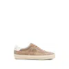 Golden Goose Soul Star Suede Sneakers With White Leather Heel Tab In Brown