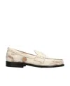 Golden Goose Logo Love Shoes In Nude