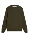 Golden Goose Deluxe Brand Logo Detailed Crewneck Jumper In Green