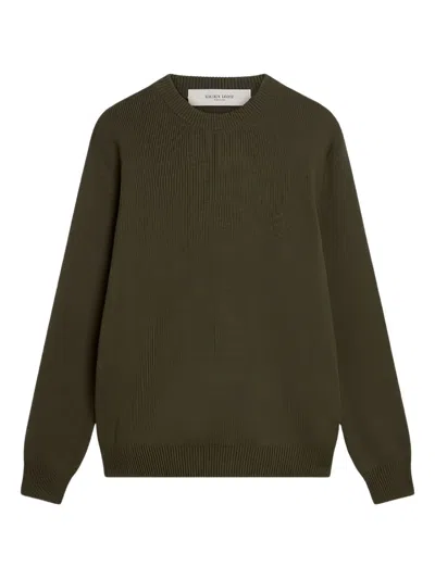 GOLDEN GOOSE GOLDEN GOOSE LOGO ORGANIC COTTON SWEATER