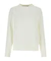 Golden Goose Logo-patch Crew-neck Sweatshirt In White