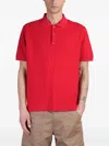Golden Goose Polo Shirt With Regular Collar And Short Sleeves In Red