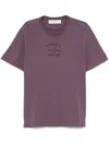 Golden Goose Journey M's T-shirt Regular/ Dyed O In Purple/black