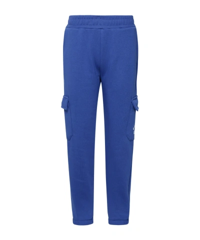 Golden Goose Logo-print Cotton Track Pants In Blue
