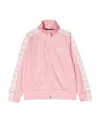 Golden Goose Triacetate Jacket With Logo In Pink