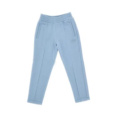 Golden Goose Logo Print Jogging Pants Kids In Blue