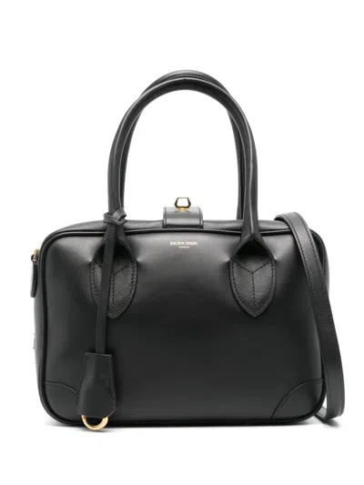 GOLDEN GOOSE LOGO-PRINT LEATHER TOTE BAG