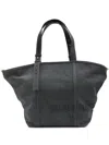 Golden Goose Canvas Shopping Bag In Grey