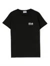 Golden Goose Kids' T-shirt Logo In Black
