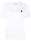 Golden Goose Star Graphic T-shirt With Relaxed Silhouette In White
