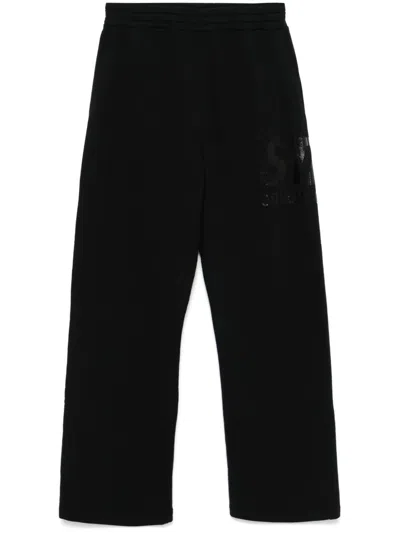 Golden Goose Logo-print Sweatpants In Black