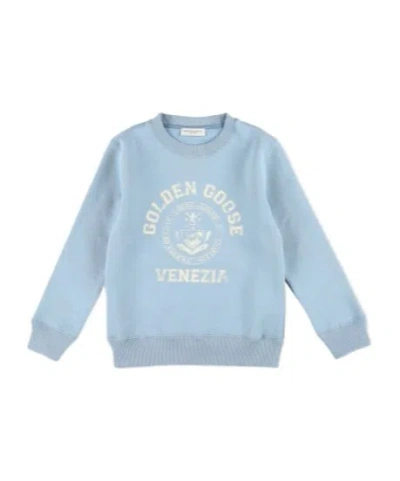 GOLDEN GOOSE LOGO-PRINT SWEATSHIRT