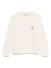 Golden Goose Logo-print Sweatshirt In Neutrals