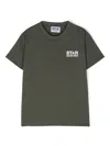 Golden Goose Logo-print T-shirt In Green