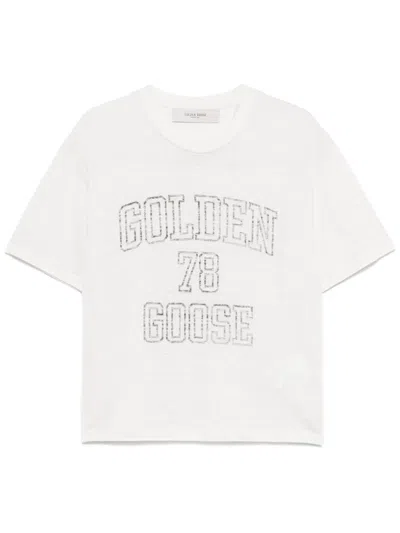 GOLDEN GOOSE LOGO-PRINT T-SHIRT