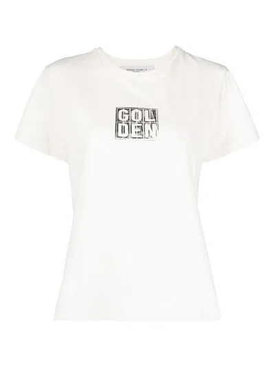 Golden Goose Camiseta - Blanco In White