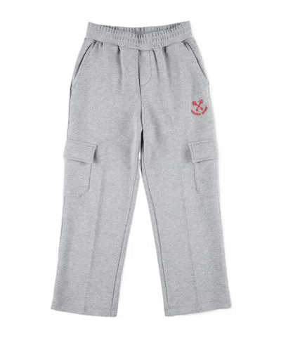 Golden Goose Logo-print Track Pants In Gray