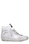 Golden Goose Logo Printed Glittered Sneakers In Animal Print