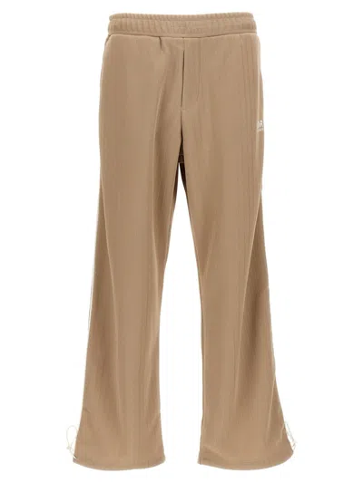 GOLDEN GOOSE LOGO PRINTED STRAIGHT-LEG TROUSERS