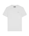 Golden Goose Cotton T-shirt With Back Glittered Print In White