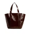 Golden Goose Leather Shopper Bag In Brown
