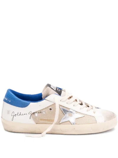 Golden Goose Logo Sneakers In Neutrals
