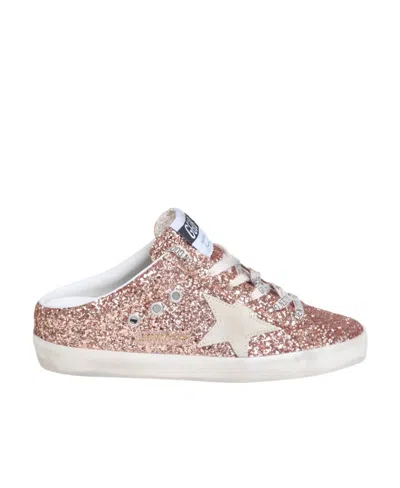 Golden Goose Logo Sneakers In Pink