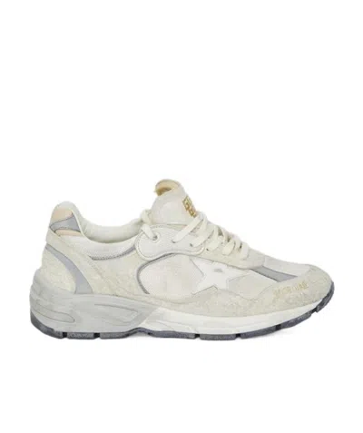 Golden Goose Logo Sneakers In White