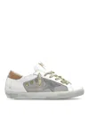 Golden Goose Super Star Net And Leather Upper Su In White