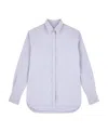 Golden Goose Oxford Striped Shirt In White