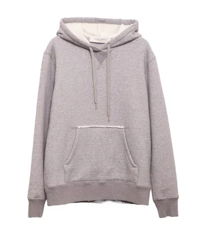 Golden Goose Logo Sweater In Gray