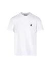 Golden Goose Regular-fit T-shirt With Minimalist Star Emblem In Bianco