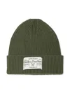 Golden Goose Logo Tag Beanie In 绿色