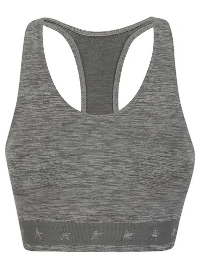 GOLDEN GOOSE LOGO-UNDERBAND CROPPED TOP