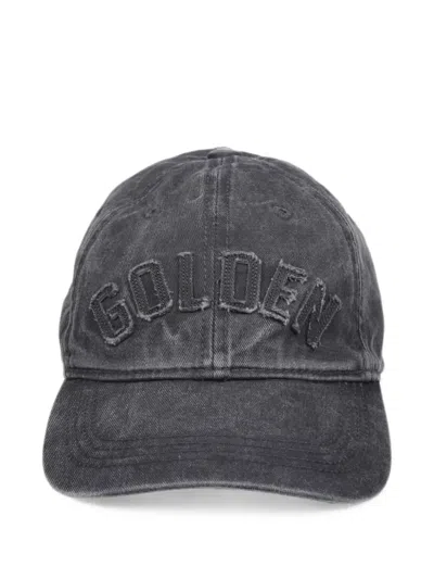 Golden Goose Logo-appliqué Star-detail Baseball Cap In Gray