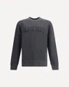 Golden Goose Golden M S Regular Sweatshirt Distressed Cotton Jersey With Logo Clothing In Black