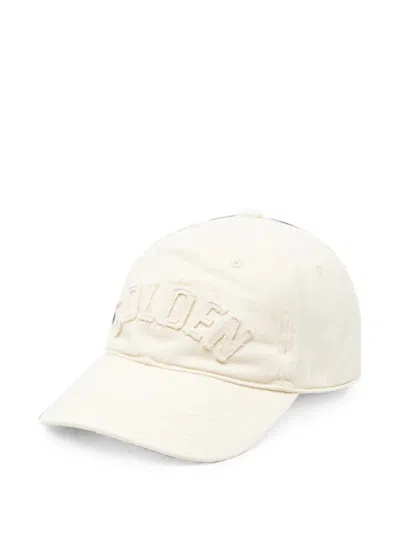 Golden Goose Logo-patch Baseball Cap In Neutral