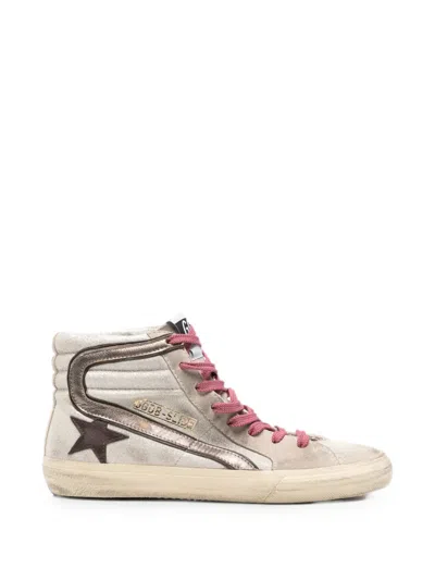 Golden Goose Logo-patch Sneakers In Multi