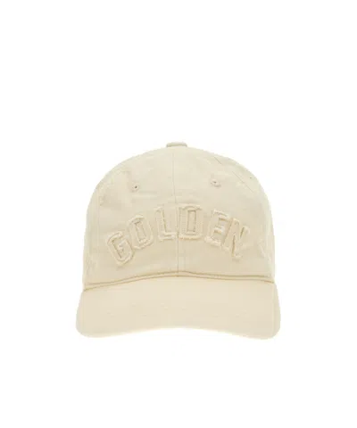 Golden Goose Logo-patch Star-stud Baseball Cap In Neutral