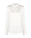 Golden Goose Long-sleeve Button-up Shirt In White