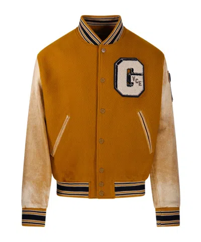 GOLDEN GOOSE GOLDEN GOOSE DELUXE BRAND LOGO PATCH BOMBER JACKET
