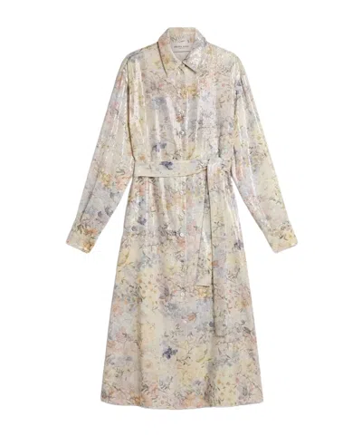 Golden Goose Long Sleeve Dress In Neutral