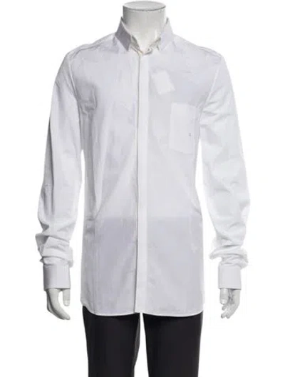 Pre-owned Golden Goose Long Sleeve Dress Shirt In White