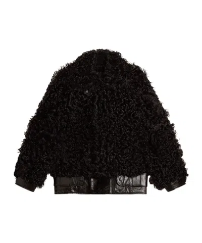 Golden Goose Long Sleeve Jacket In Black