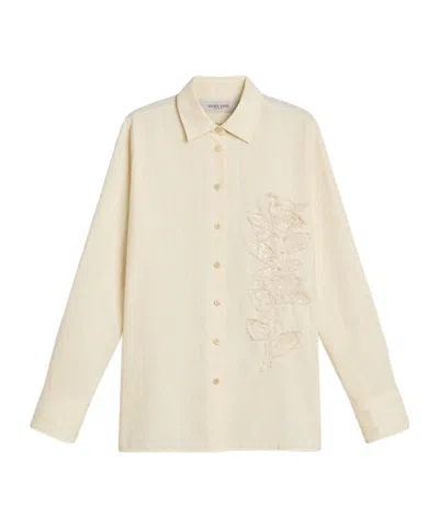 Golden Goose Long Sleeve Shirt In White