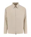 Golden Goose 'luter' Wool-blend Coach Jacket In Nude