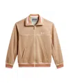 Golden Goose Star M's Zipped Track Jacket Technical Poly In Nude