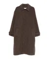 Golden Goose Buttoned Pocket Coat In Brown