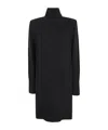 Golden Goose Journey Longsleeves Dress In Suit Fabric In Black