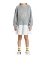 Golden Goose Long-sleeved Dress In Gray